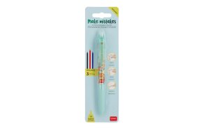 LEGAMI MAKE MISTAKES 3 COLOUR ERASABLE GEL PEN - FLOWERS VTEP0002